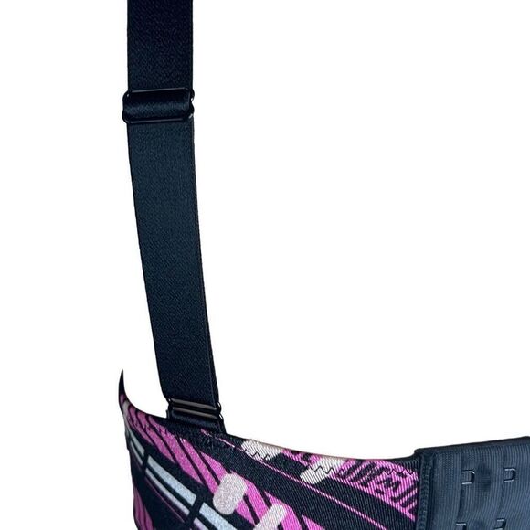 NWT Wolford Hanna Sports Bra Top S Multi Pink Black - Picture 11 of 16